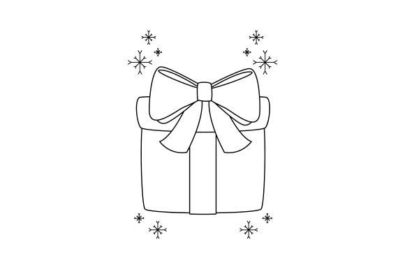 Christmas Present Embroidery Pattern