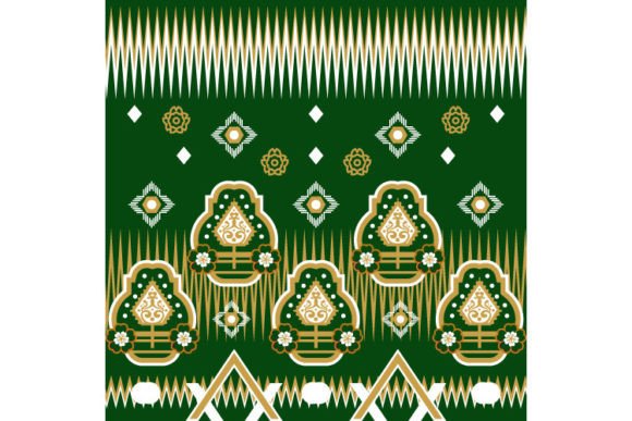 Geometric Ethnic Pattern Embroidery