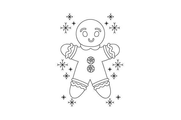 Gingerbread Cookie - Embroidery Pattern