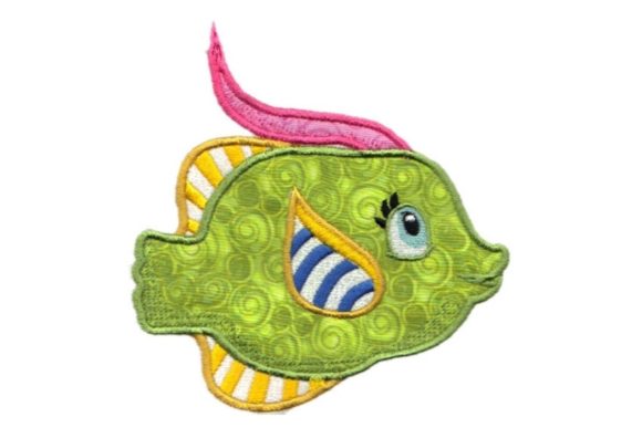 Green Tropical Fish Embroidery: A Patch Business Review