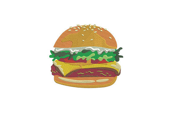 Ham Cheese Burger: Your Next Holiday Embroidery Hit