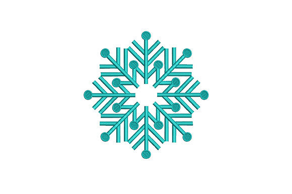 Magical Snowflake Embroidery Design Review