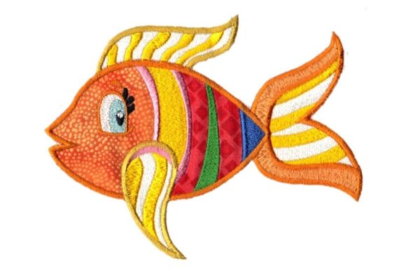 Orange Tropical Fish: Designer Test for Personalized Gifts