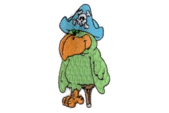 Polly: A Designerโs Review of This Pirate Parrot Embroidery